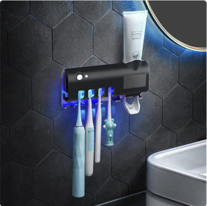 Smart Toothbrush Sterilizer - Wall-Mounted Ultraviolet Sterilization Toothbrush Holder